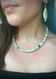 Amazonite Rondelle Necklace