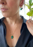 Malachite Pendant Necklace