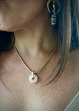 Tennis Chain Rose Quartz Necklace