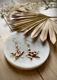 SALE Crinkle Star Earrings