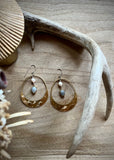 Agate/Pearl Teardrop