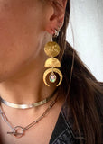 Dangly Moon Phase Earrings