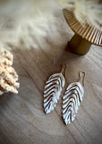 Resin Fish Bone Earrings