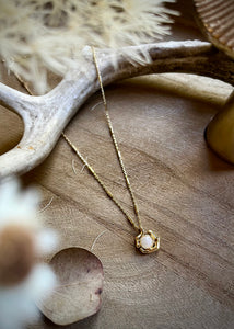 Moonstone Pendant Necklace
