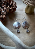 Stainless Steel Disc Earrings
