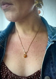Carnelian Pendant Necklace