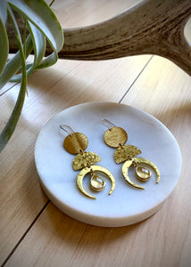 Dangly Moon Phase Earrings