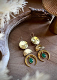 Dangly Moon Phase Earrings