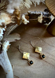 Geo Hoop Earrings
