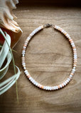 Pink Aventurine Rondelle Necklace