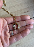 Horseshoe Pendant Necklace