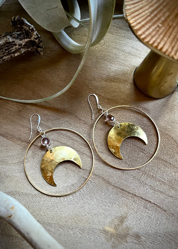Statement Crescent Earrings