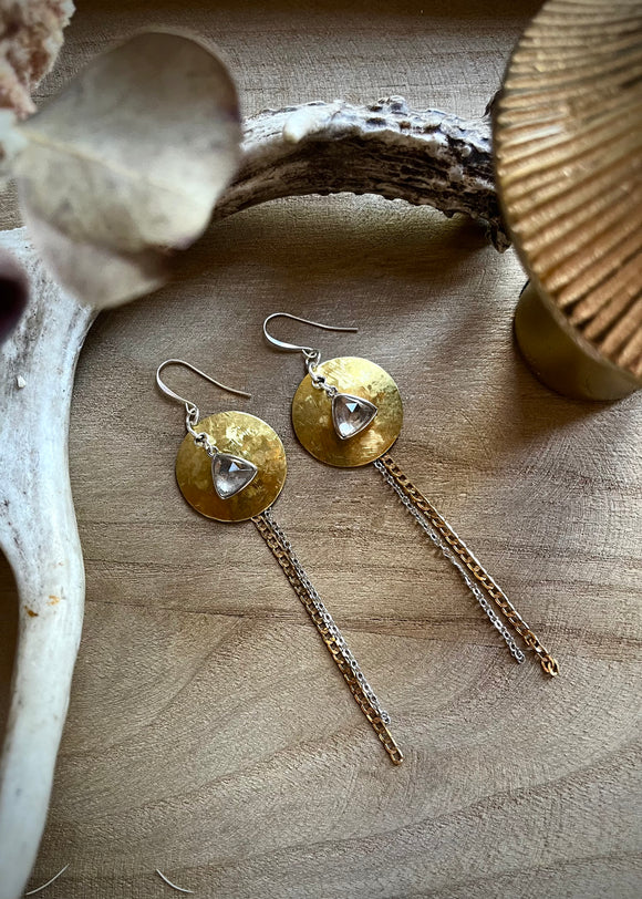 Circle Fringe Earrings
