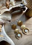 Dangly Moon Phase Earrings