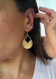 Sterling Silver/Brass Earrings