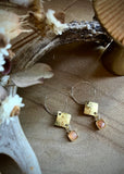 Geo Hoop Earrings