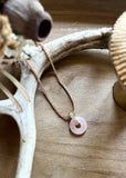 Tennis Chain Rose Quartz Necklace