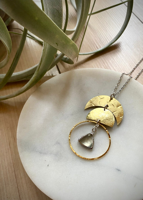 Long Moonphase Necklace