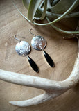 Teardrop Onyx Earrings