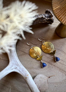 Geo Lapis Earrings