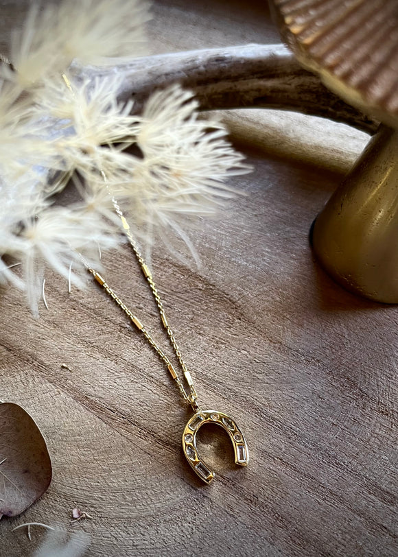Horseshoe Pendant Necklace