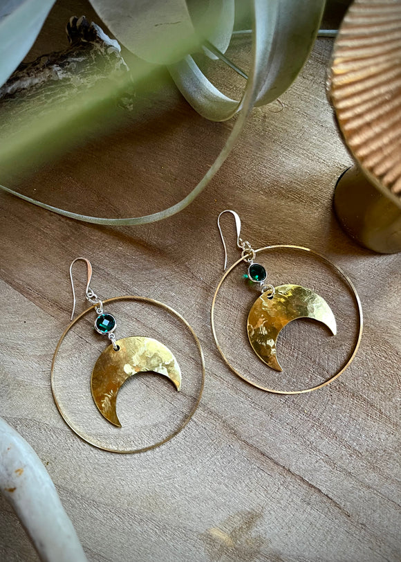 Statement Crescent Earrings