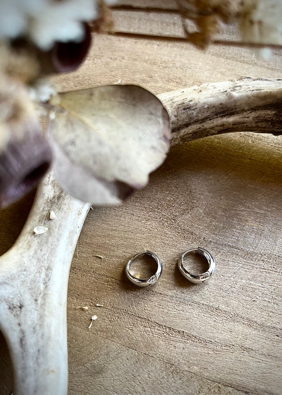 Small Chunky Hoops (Stainless Steel)
