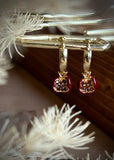 Pomegranate Hoops