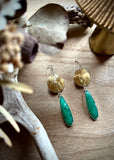 Teardrop Chrysoprase Earrings