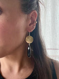 Teardrop Onyx Earrings
