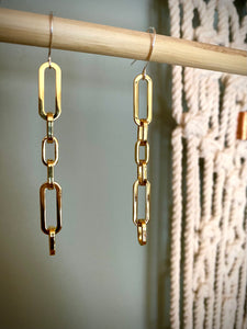 SALE Chain Link Earrings